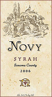 Novy 2006 Sonoma County Syrah